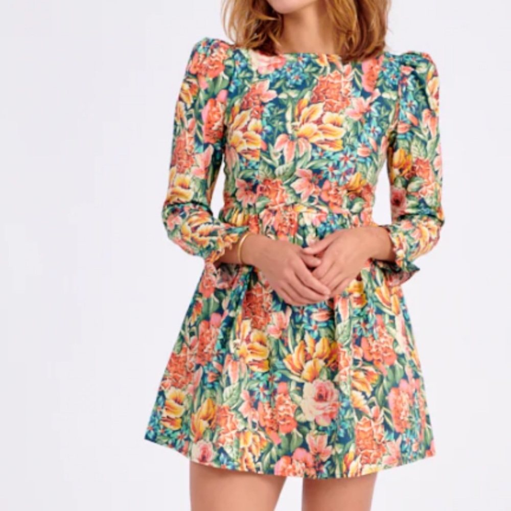 Batsheva mini prairie dress size 2